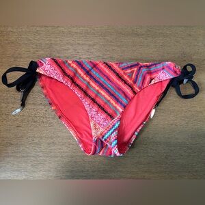 Seafolly Orange and Black Zigzag Bikini Bottom